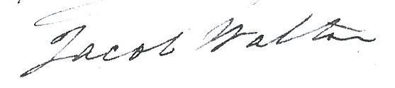 Jacob Waltons Signature