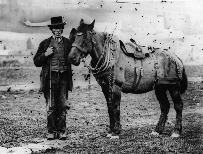 Von Dix Man and Horse