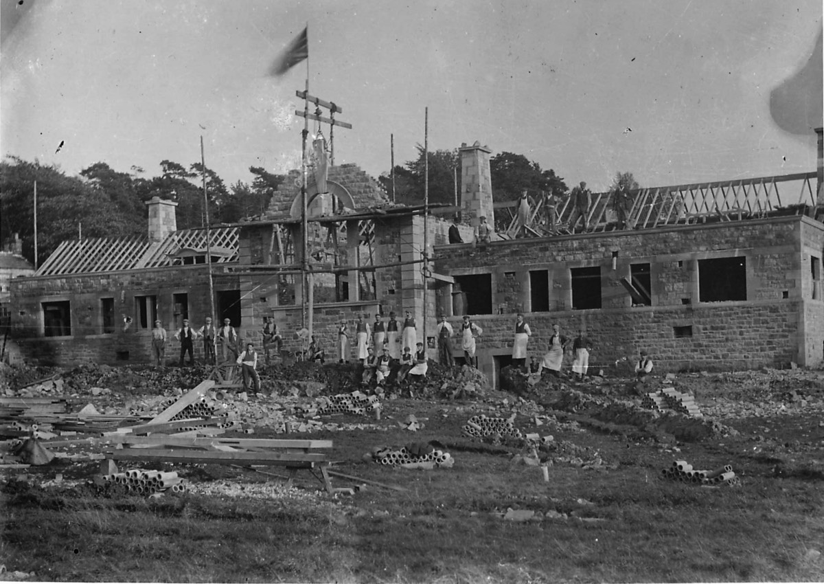 Alston Primary School being built