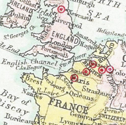 Vieille Montange World Map